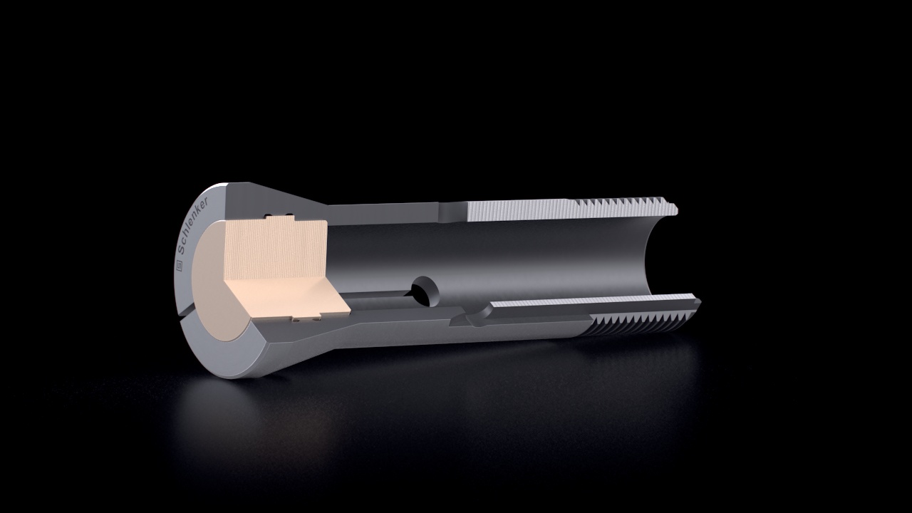 Pinces tirées SW&B – Inserts à usiner – Vue en coupe