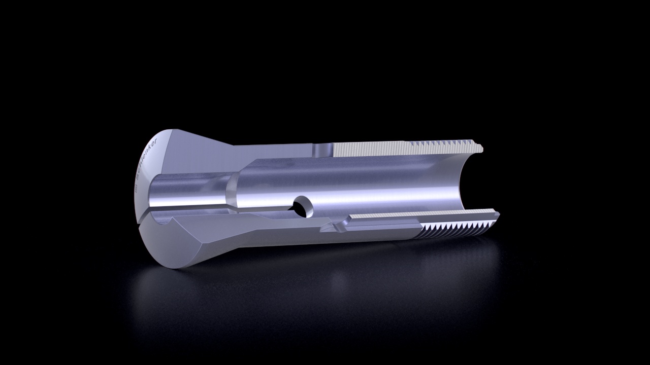Draw In Collets SW&B – Premium Blue Coating – Cross-Section View