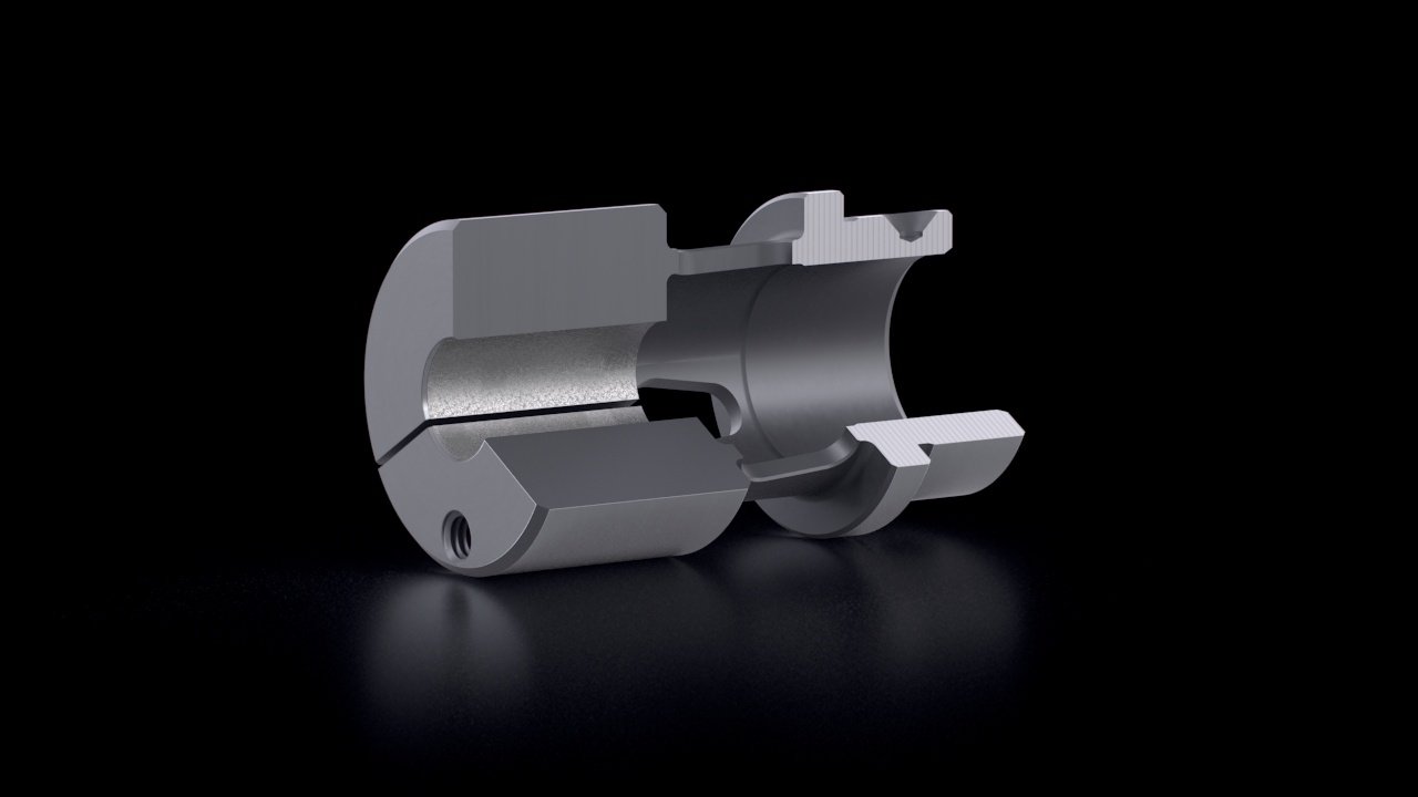 Synchronous Collets – Carbide Coating – Cross-Section View