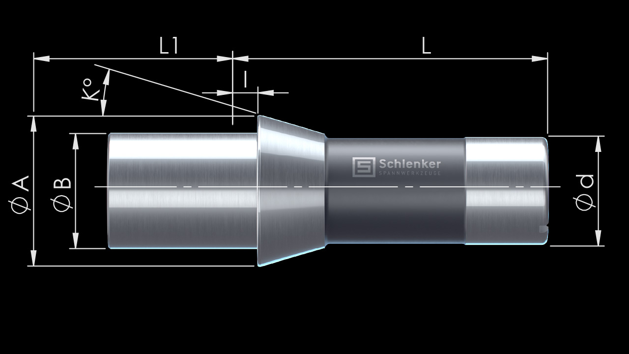 Dead Length Collet Alignment Mandrels – Technical Drawing