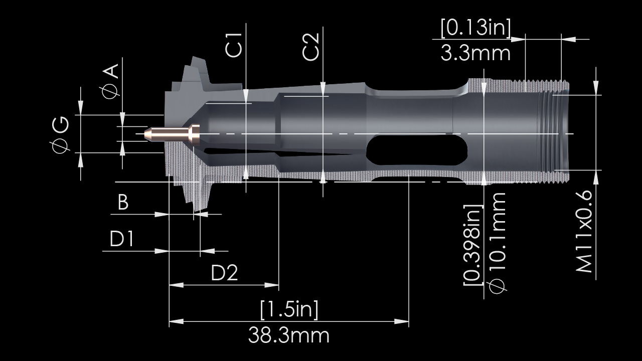 Masa Tool – Spannzange um10W – Technische Zeichnung Masa Tool – Spannzange um10W – Technische Zeichnung